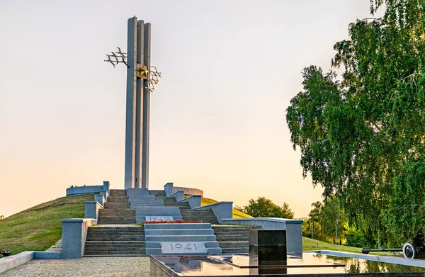 Grande Memorial Patriótico da Guerra em Saratov, Rússia — Fotografia de Stock