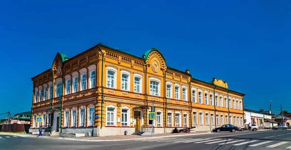 Hagyományos építészet a régi város Syzran, Oroszország — Stock Fotó