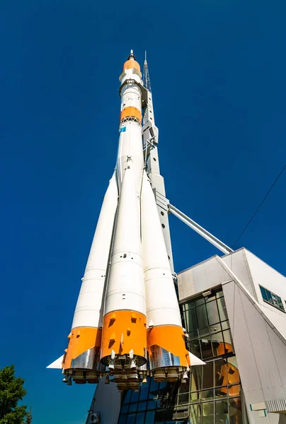 Soyuz carrier rocket in Samara, Russia — Stock Photo, Image