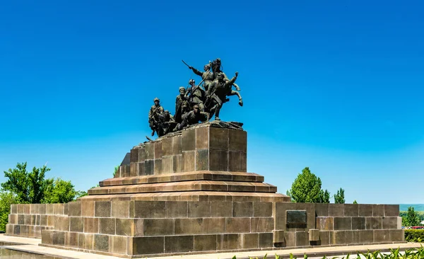 Monument över Vasilja Chapaev i Samara, Ryssland — Stockfoto