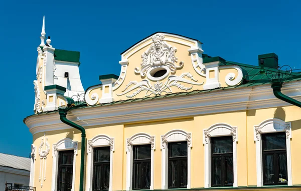 Hagyományos építészet Kazan utcáin, Oroszország — Stock Fotó