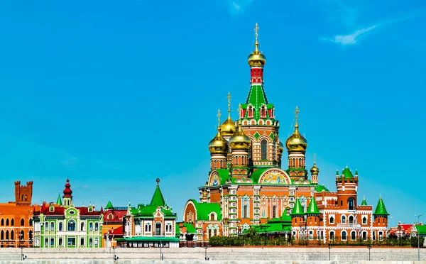 Katedra Zwiastowania Pańskiego w Yoshkar-Ola, Rosja — Zdjęcie stockowe