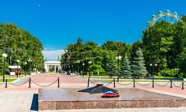 Eternal flame in Central Park of Yoshkar-Ola, Russia — Stock Photo, Image