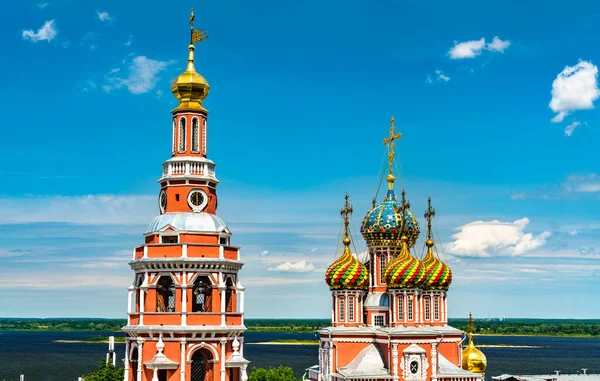 Kerk van de Geboorte van Onze Lieve Vrouw in Nizjni Novgorod, Rusland — Stockfoto