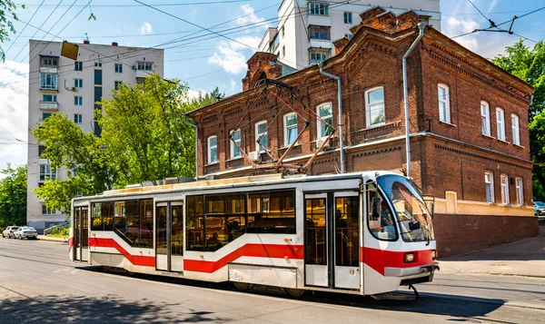 City tram in Nizhny Novgorod, Russia — Stock Photo, Image