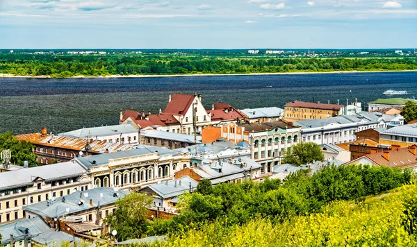 Krajobraz miasta Niżny Nowogród w Rosji — Zdjęcie stockowe
