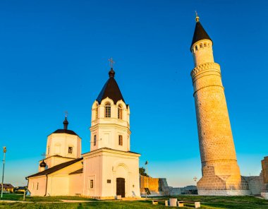 Bolgar 'daki tepe kale tapınakları. Tataristan, Rusya 'daki Unesco dünya mirası