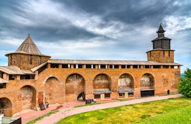 Nizhny Novgorod, Rusya 'daki Kremlin' in Savunma Kuleleri ve Duvarları