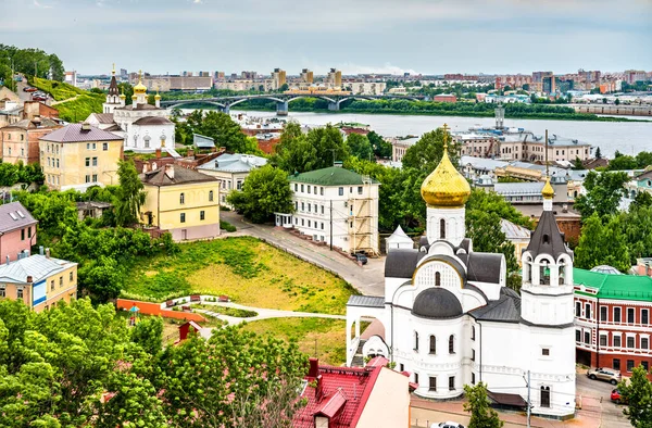 Казанська Церква Нижньому Новгороді Російська Федерація — стокове фото