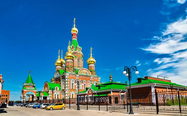 Cathedral Annunciation Yoshkar Ola Mari Russia — Stock Photo, Image