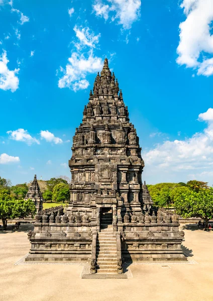 Prambanan Templo perto de Yogyakarta na Indonésia — Fotografia de Stock