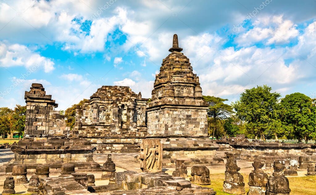 Candi Lumbung Temple at Prambanan in Indonesia
