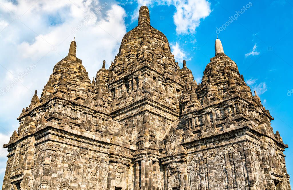 Sewu Temple at Prambanan in Central Java, Indonesia