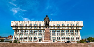 Lenin heykeli ve Rusya 'daki Tula Bölgesi Hükümeti