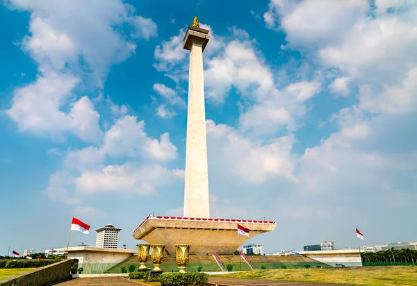 The National Monument in Jakarta, Indonesia — Stock Photo, Image