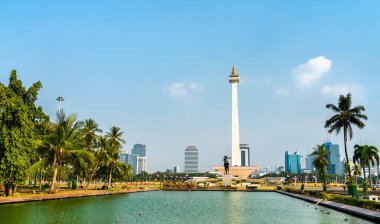 Jakarta, Endonezya 'daki Ulusal Anıt