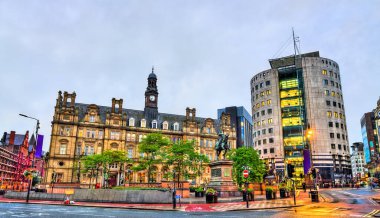 İngiltere, Leeds 'teki şehir meydanı