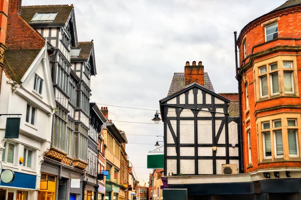 Architektura tradycyjna w Nottingham, East Midlands, Wielka Brytania — Zdjęcie stockowe