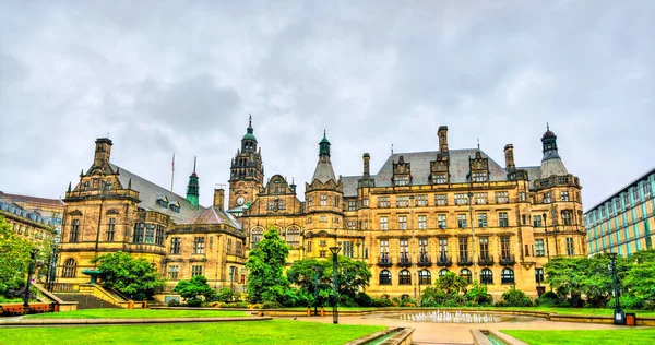 Sheffield Town Hall - South Yorkshire, Reino Unido — Fotografia de Stock