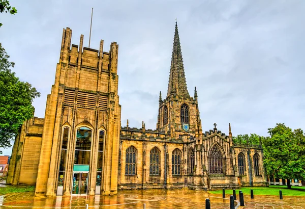 Catedral de Sheffield en South Yorkshire, Inglaterra — Foto de Stock
