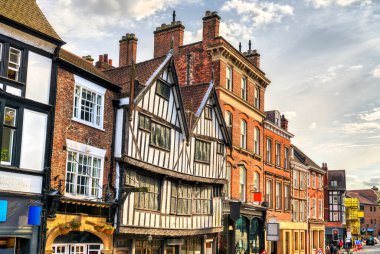 İngiltere, York 'ta geleneksel evler