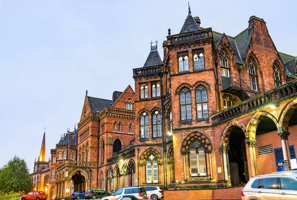 Leeds General Infirmary, a historic building in England — Stock Photo, Image