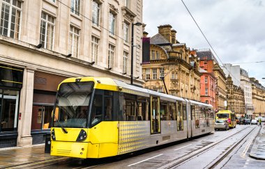 Manchester, İngiltere şehir tramvayı