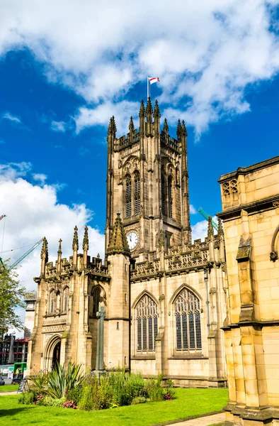 Manchester Cathedral in England — Stock Photo, Image