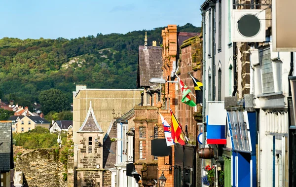 Traditionele architectuur in Conwy, Wales — Stockfoto