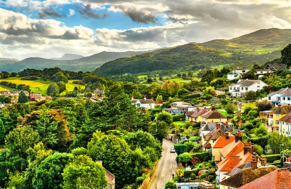 Cityscape of Conwy στην Ουαλία, Ηνωμένο Βασίλειο — Φωτογραφία Αρχείου