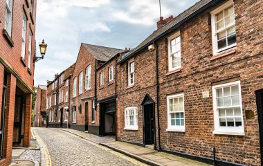 Traditional houses in Chester, England clipart