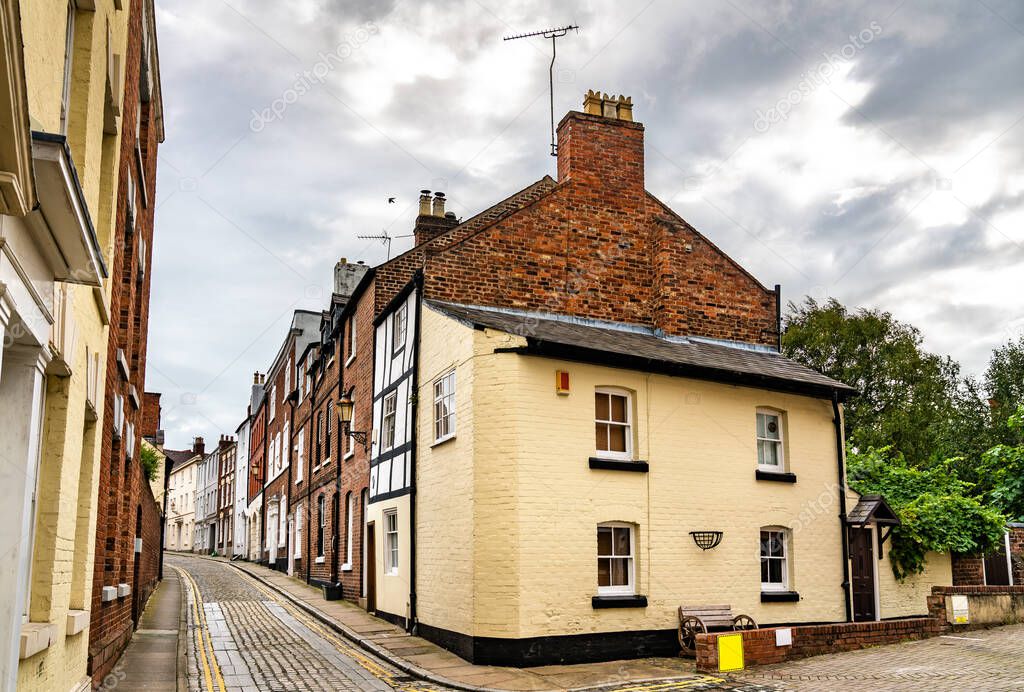 Traditional houses in Chester, England
