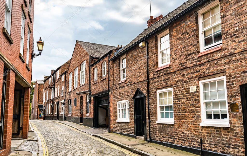 Traditional houses in Chester, England