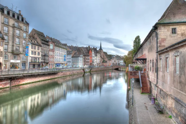 Gebouwen Aan Grachtengordel Van Straatsburg Frankrijk — Stockfoto