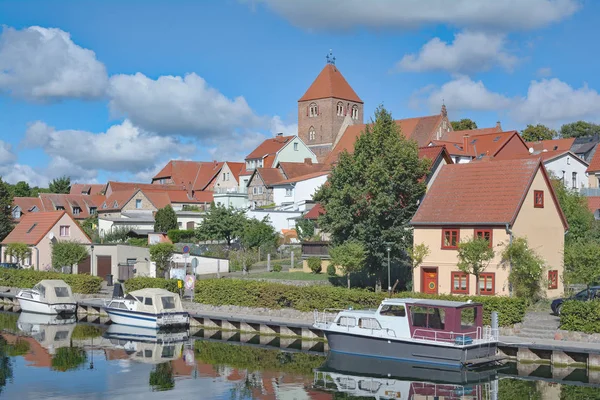 Plau am see, mecklenburg lake district, Duitsland — Stockfoto