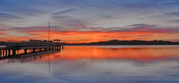 Mueritz National Park, Distrito do Lago Mecklenburg, Alemanha — Fotografia de Stock