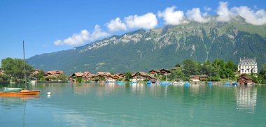 Iseltwald,Lake Brienz,Switzerland clipart