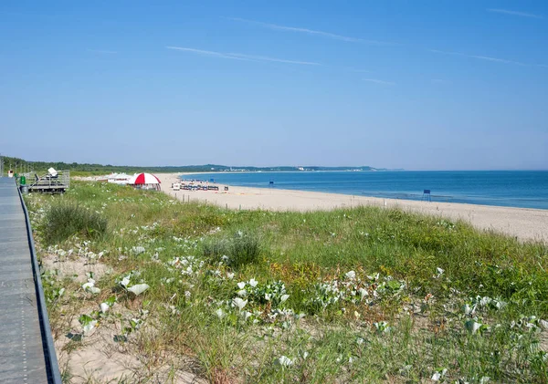 Plaża w Świnoujściu, Polska — Zdjęcie stockowe