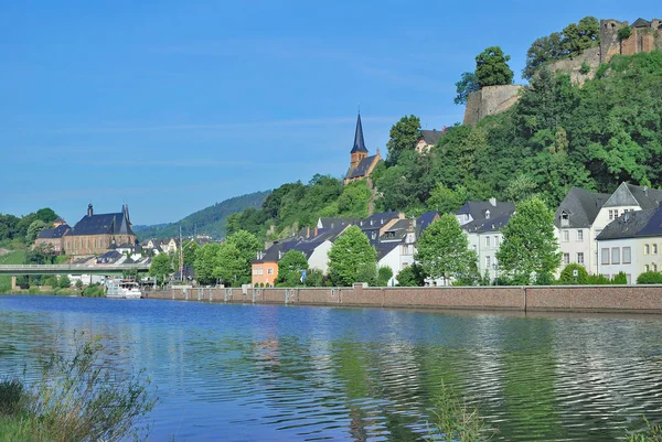 Saarburg, floden Saar, Rheinland-Pfalz, Tyskland — Stockfoto