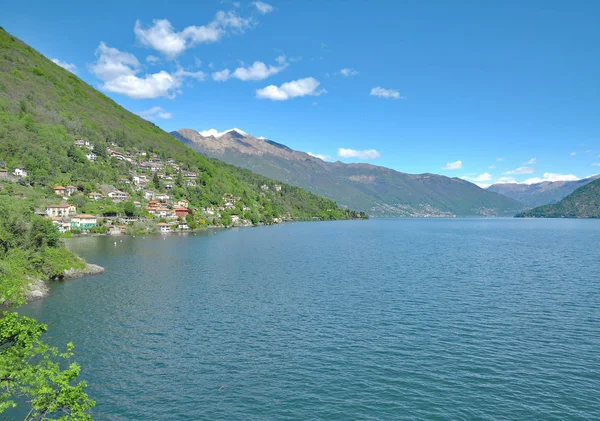 Lago Maggiore, Cantón del Tesino, Suiza — Foto de Stock