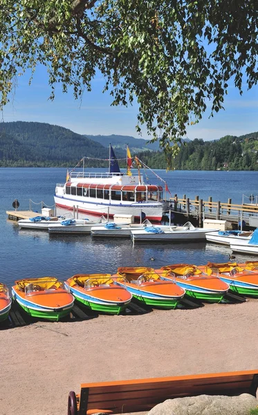 En el lago Titisee, Selva Negra, Alemania — Foto de Stock