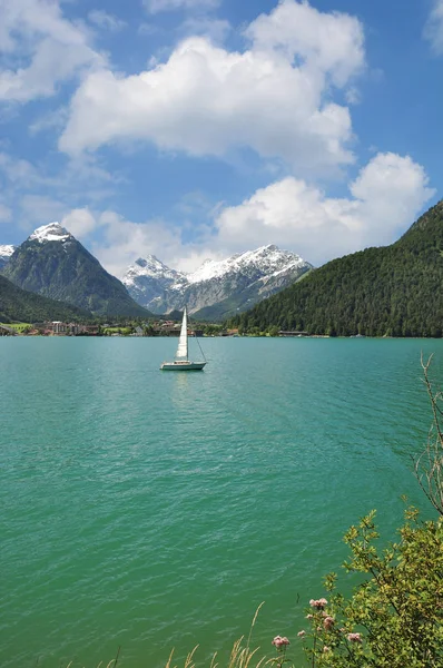 Озеро Ахензе Село Пертісау Тіроль Австрія — стокове фото