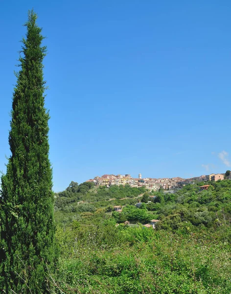 Elba Toskana Daki Capoliveri Köyü Akdeniz Talya — Stok fotoğraf