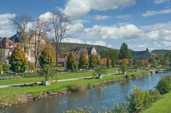 Promenade Dans Station Thermale Bad Kissingen Rhoen Region Bavière Allemagne — Photo