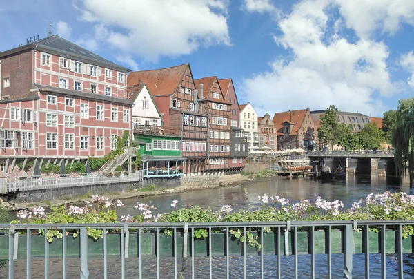 Lueneburg Stintmarkt Lueneburger Heath Aşağı Saksonya Almanya — Stok fotoğraf