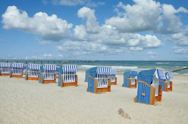 Beach Kuehlungsborn Baltic Sea Mecklenburg Vorpommern Németország — Stock Fotó