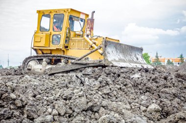 Ağır protip inşaat makine buildin, toprak kaldırma