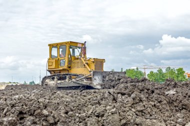 Ağır protip inşaat makine buildin, toprak kaldırma