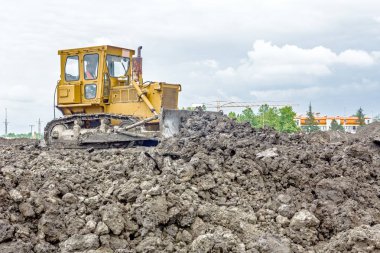 Ağır protip inşaat makine buildin, toprak kaldırma