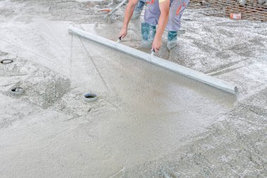 Beton dökme sonra seviyelendirme